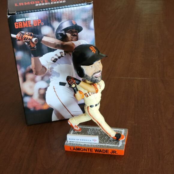 Lamonte Wade Jr San Francisco Giants 2022 Bobblehead. New, open box - Picture 4 of 14